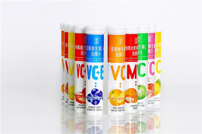 Apple Flavor a certificação efervescente das tabuletas PBF FDA HACCP da vitamina C 1000mg