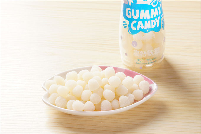 Cálcio Chewable Gummies do sabor da morango para as gotas das crianças dadas forma