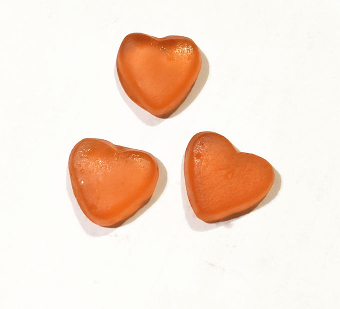 Doces gomosos dados forma de Vegetrian coração Halal, doces da geleia da morango da vitamina C